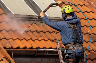 Démoussage et hydrofuge de toiture à Aigre